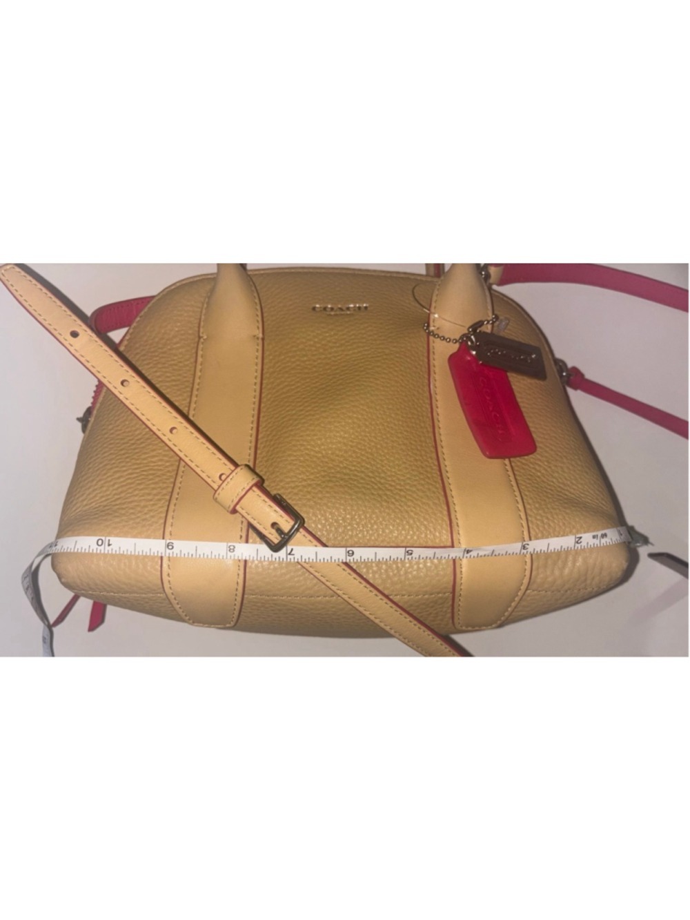 Coach Authentic Bleeker Edgepaint Top Handle Satchel Luxury Artisan Designer Bag - Picture 10 of 10